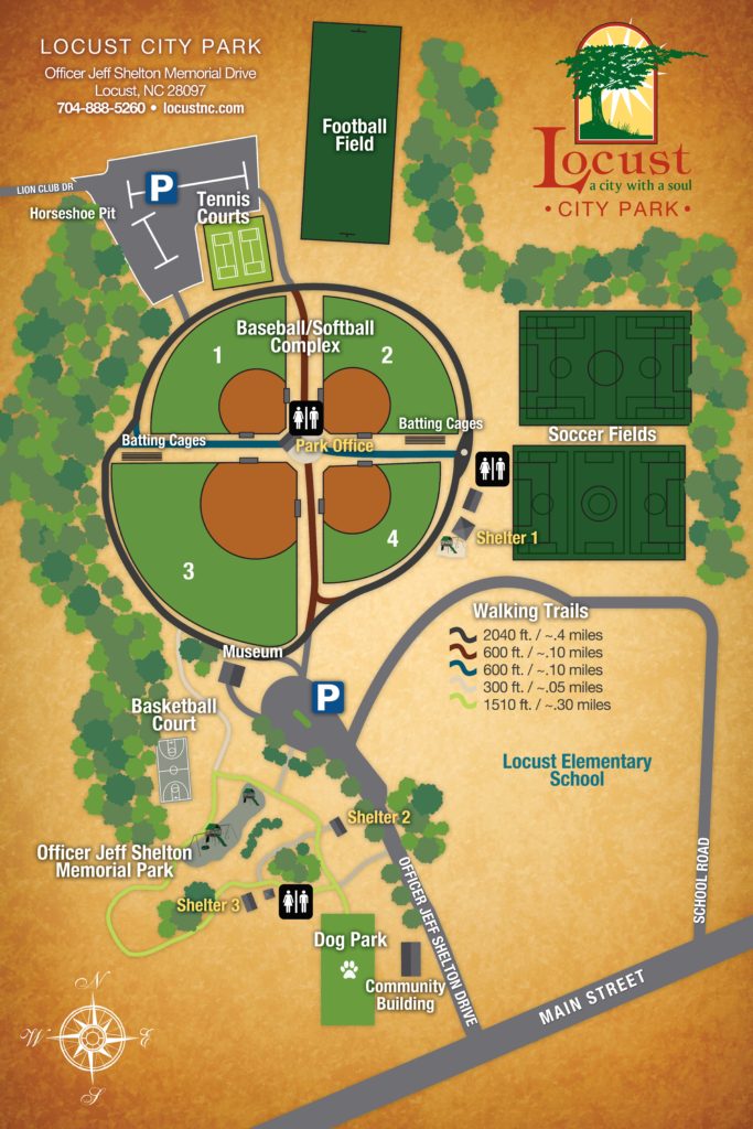 City of Locust, NC – Park Facilities/Map